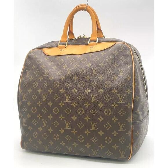 Louis Vuitton Evasion Top Handle Bag Regular Brown Canvas VI1916 - Picture 3 of 16